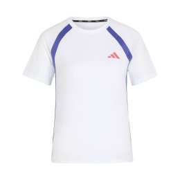 ADIDAS T-shirt running adizero donna XS KH1051-WHITE/DUALIN