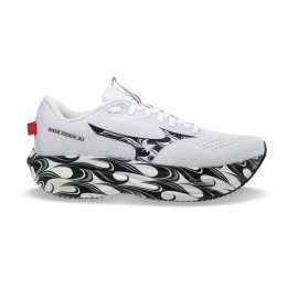 MIZUNO Mizuno Wave Rider 30 Mixte 10 81/White/Black/High Risk Red