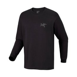 ARCTERYX T-shirt a maniche lunghe in cotone Kragg uomo XL BLACK