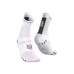 COMPRESSPORT Calze Pro Racing V4.0 Run High Stay Behind T1 BLACK/STAY SLOGAN