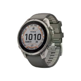 GARMIN Fenix 9 Pro Solar inReach Sapphire 47MM 01_TITANIUM Gris Galet/Gris Cendre