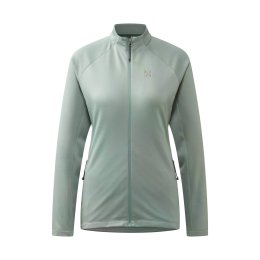 HAGLOFS Polaire Korp Mid Jacket donna S 5YF_Dew Green