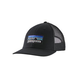 PATAGONIA CAPPELLINO P-6 LOGO LOPRO TRUCKER ALL BLK