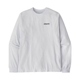 PATAGONIA T-SHIRT MANICHE LUNGHE P-6 LOGO RESPONSIBILI-TEE UOMO L WHI