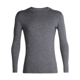ICEBREAKER SOTTOSTRATO MERINO 200 OASIS COLLO GIRO UOMO M GRITSTONE HTHR