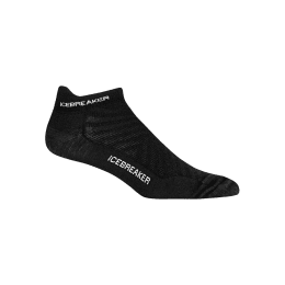 ICEBREAKER CALZINI RUN ULTRALEGGERI MICRO UOMO 44.5-46.5 BLACK/SNOW