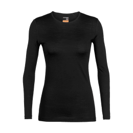 ICEBREAKER SOTTOSTRATO MERINO 200 OASIS DONNA XS BLACK