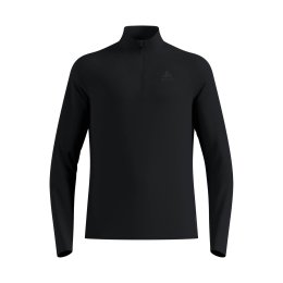 ODLO MAGLIA TERMICA 1/2 ZIP ESSENTIAL CERAMIWARM UOMO L 15001 - BLACK - BLAC