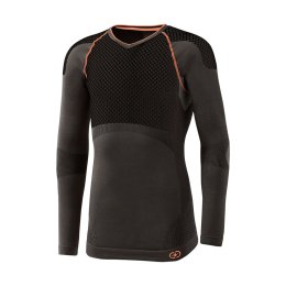 DAMART INTIMO TERMICO ACTIVBODY 3 SCOLLO A V UOMO XXL/XXXL NOIR