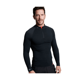 DAMART INTIMO TERMICO ACTIVBODY 4 COLLO CON ZIP UOMO L/XL NOIR