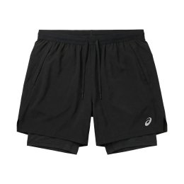 ASICS PANTALONCINO ROAD 2IN1 5IN UOMO S 001 / PERFORMANCE BL