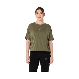 ASICS T-shirt Nagino Run regolabile donna XL 300 / DARK OLIVE