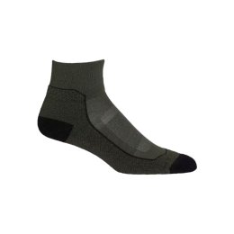 ICEBREAKER CALZINI ANATOMICA HIKE LIGHT MINI UOMO 39-41.5 LODEN/BLK/GRITSTONE