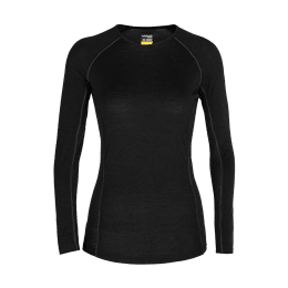 ICEBREAKER MAGLIA INTIMA MERINO 150 ZONE DONNA XL BLACK