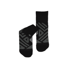 ON CALZINI MID DONNA 40-41 BLACK / SHADOW