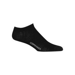 ICEBREAKER CALZINI LIFESTYLE FINE GAUGE NO SHOW DONNA 35-37 BLACK/SNOW