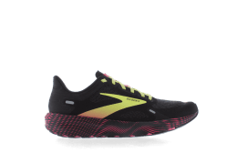 BROOKS LAUNCH 9 UOMO 44 16 - BLACK/PINK/YELL