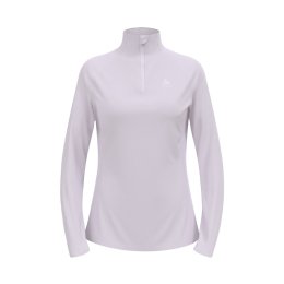 ODLO SOTTOSTRATO 1/2 ZIP ESSENZIALE CERAMIWARM DONNA L 21091 - MISTY LILAC