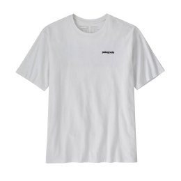 PATAGONIA T-SHIRT P-6 LOGO RESPONSIBILI-TEE UOMO XL WHI