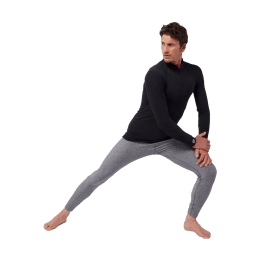 DAMART MAGLIA INTIMA COMFORT THERMOLACTYL 4 COLLO MEZZO-ZIP UOMO XL NOIR