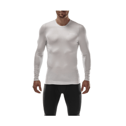 CEP T-SHIRT RUN ULTRALIGHT MANICHE LUNGHE UOMO L WHITE