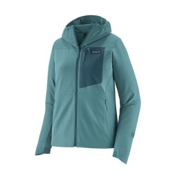 PATAGONIA GIACCA R1 CROSSTRATA CON CAPPUCCIO DONNA XS WLDB