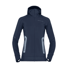 NORRONA PILE FALKETIND POWER GRID CON CAPPUCCIO DONNA M 2295_INDIGO NIGHT