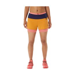 ASICS PANTALONCINO 2 IN 1 FUJITRAIL DONNA XS 800 / SANDSTORM/PAPA