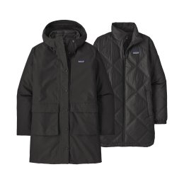 PATAGONIA PARKA PINE BANK 3-IN-1 DONNA XS BLK