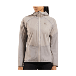 ODLO GIACCA DUAL DRY IMPERMEABILE DONNA XS 10697 - SILVER CLOUD