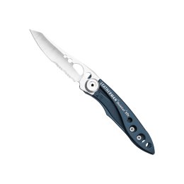 LEATHERMAN COLTELLO SKELETOOL KBX BLU CON CUSTODIA BOITE Bleu