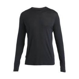 ICEBREAKER T-SHIRT MANICA LUNGA MERINOS SPHERE II UOMO S BLACK