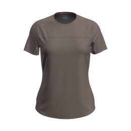 ICEBREAKER T-SHIRT MERINO 125 COOL LITE SPHERE III COLOR BLOCK DONNA S PORCINI HTHR/PORCINI/CB