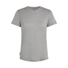ICEBREAKER T-SHIRT MERINO 125 COOL LITE SPHERE III DONNA S METRO HTHR