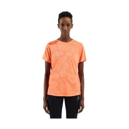 ODLO T-SHIRT ZEROWEIGHT ENGINEERED CHILL-TEC DONNA L 37804 - LIVING CORAL