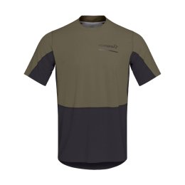 NORRONA T-SHIRT SENJA EQUALISER LIGHTWEIGHT UOMO S 3301_OLIVE NIGHT