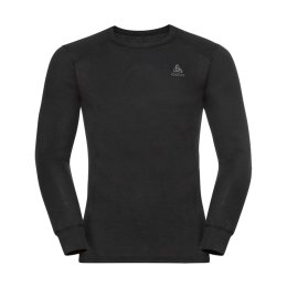 ODLO MAGLIA TERMICA A MANICHE LUNGHE ACTIVE WARM UOMO S 15000 BLACK