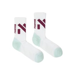 NNORMAL CHAUSSETTES RUNNING MID 37 1/3 - 38 2/3 005-White/Green