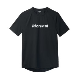 NNORMAL T-SHIRT DA RUNNING RACE UOMO XS 004-Black
