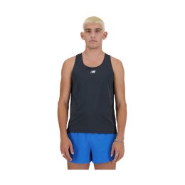 NEW BALANCE CANOTTA DA CORSA ATLETICA UOMO XS BLACK