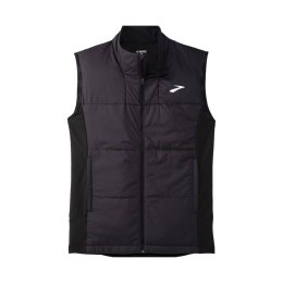 BROOKS GILET IMBOTTITO SHIELD HYBRID 3.0 UOMO XXL 01 BLACK
