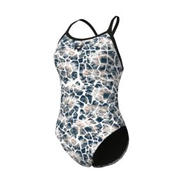 ARENA COSTUME DA BAGNO EARTH SWIMSUIT XCROSS DONNA 34 510 / BLACK-WHITE MU