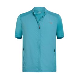 DIADORA GIACCA MULTILAYER VEST RUN CREW UOMO S DUSTY TURQUOISE