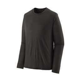 PATAGONIA T-shirt a maniche lunghe CAP COOL MERINO uomo S BLK