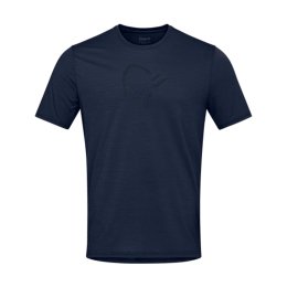 NORRONA T-SHIRT FEMUND EQUALISER MERINO UOMO S 2295_INDIGO NIGHT