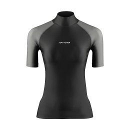 ORCA T-SHIRT BOSSA RASH VEST NERA DONNA S 01 BLACK
