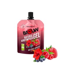 BAOUW GEL ENERGETICO NATURALE BIO 85G UNITE FRUITS ROUGES-HIBISC
