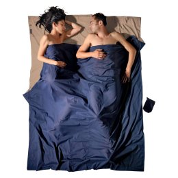 COCOON SACCO-LENZUOLO COTONE EGYPTIAN RETTANGOLARE DOPPIO TU KHAKI / TUAREG