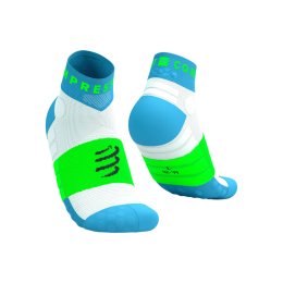 COMPRESSPORT CALZE ULTRA TRAIL V2.0 BASSE T2 NORSE BLUE/NEON GREEN