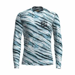 ICEBREAKER PRIMO STRATO MERINOS 200 OASIS POW AOP XL SNOW AOP